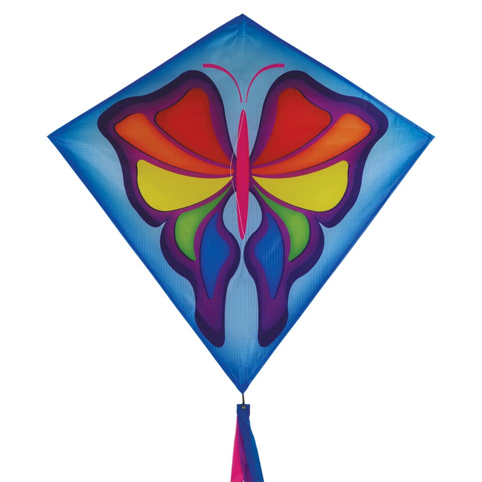 Butterfly 30" Diamond Kite (Optimized for Shipping)