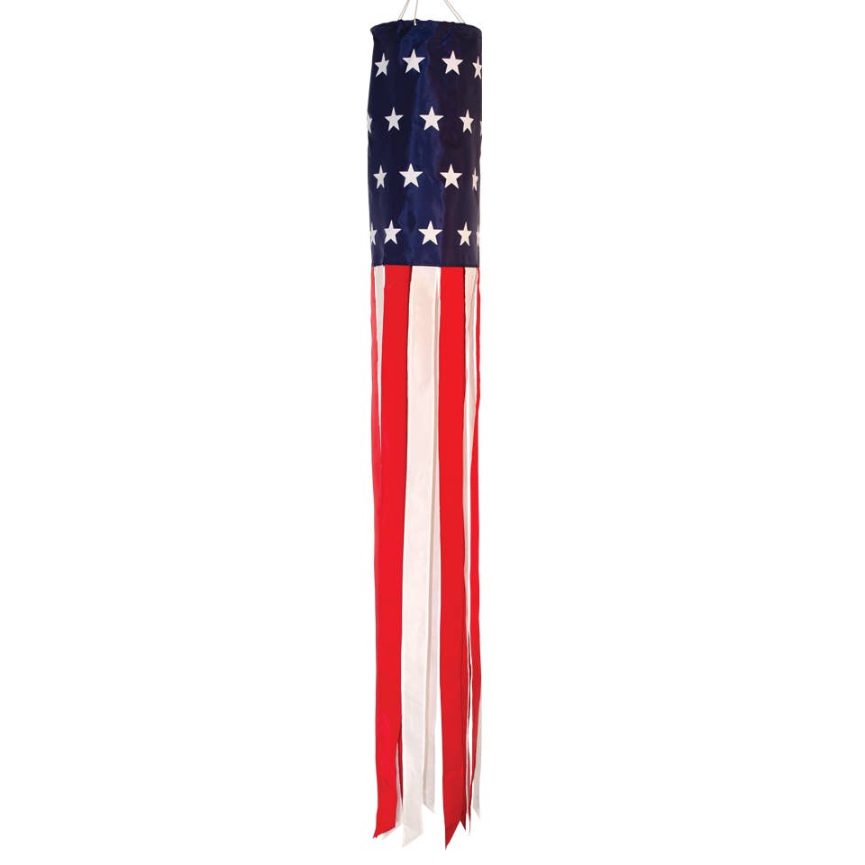 U.S. Stars and Stripes Printed 60" Windsock