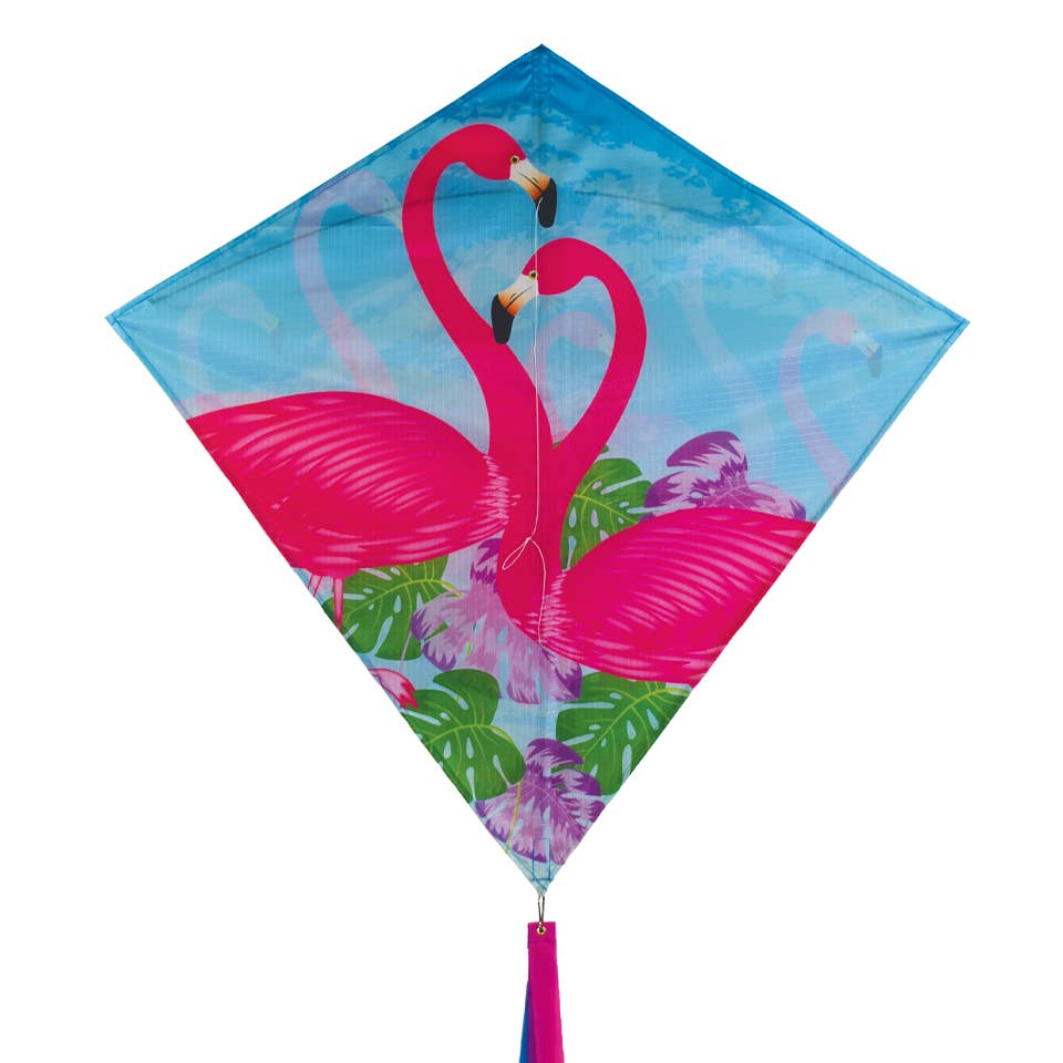 Flamingo 30" Diamond Kite (Optimized for Shipping)