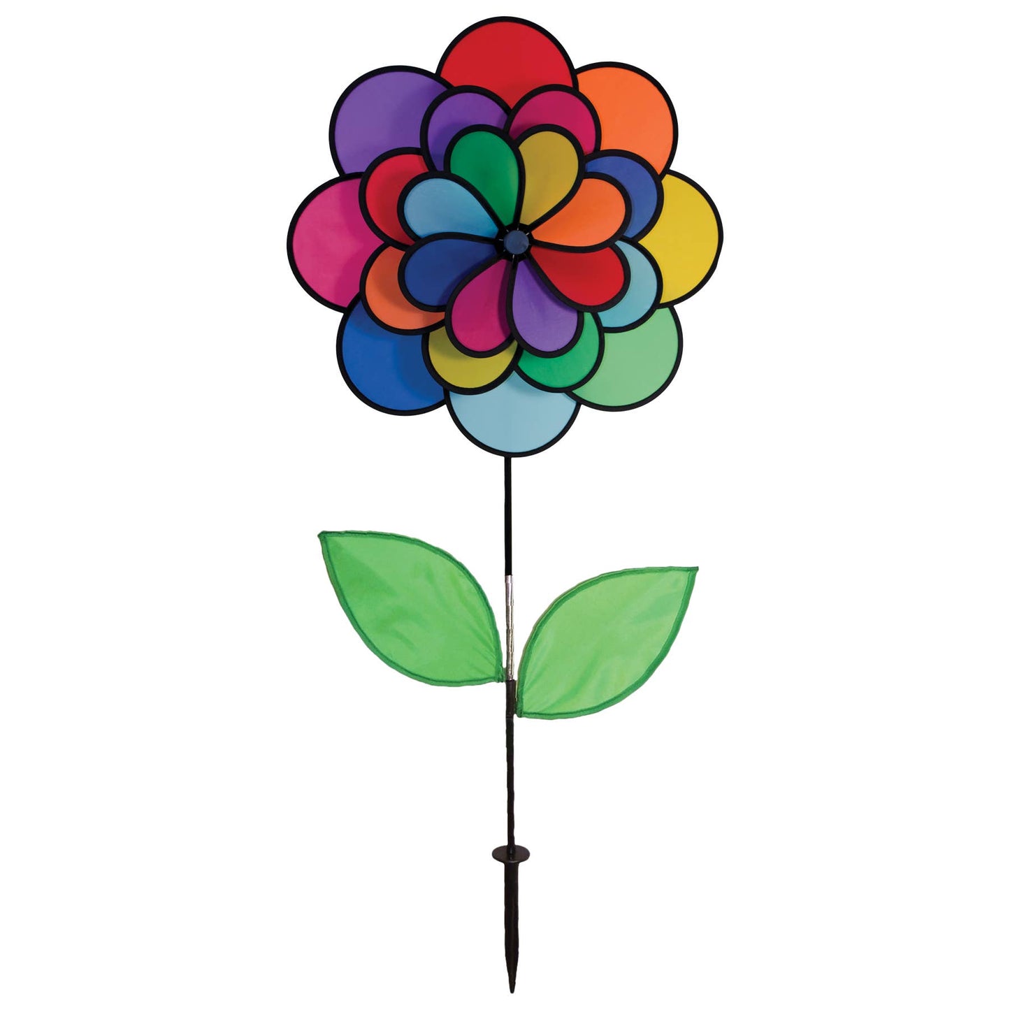 24 Petal Flower with Leaves