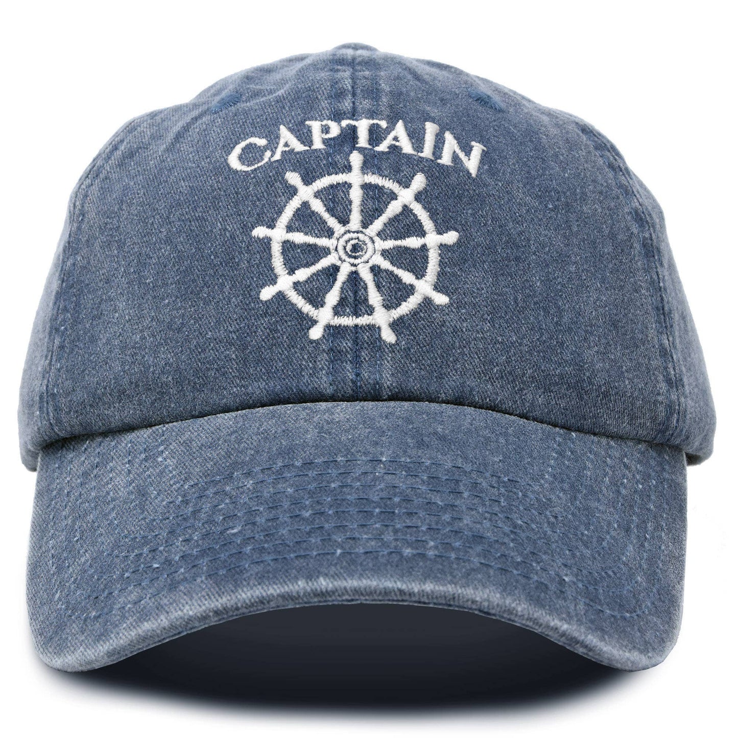 DALIX Captain Hat Sailing Ball Cap Navy Boating Men Women
