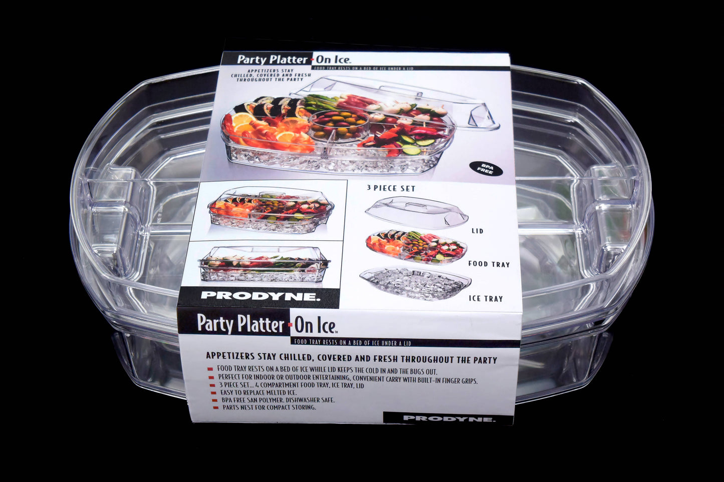 Party Platter On Ice with Retail Sleeve