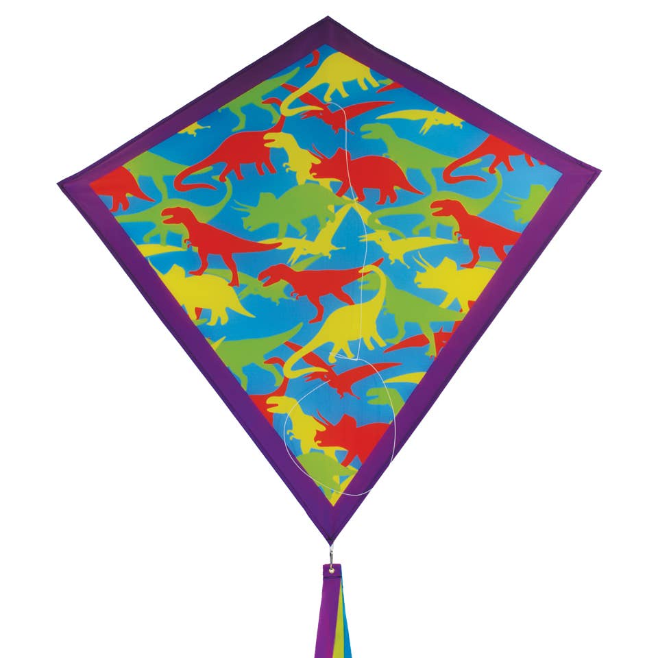 Dinosaur Camouflage 30" Diamond Kite